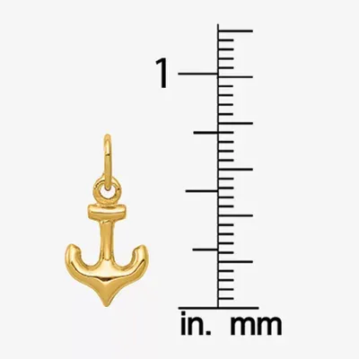 Anchor Womens 14K Gold Pendant