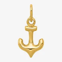 Anchor Womens 14K Gold Pendant