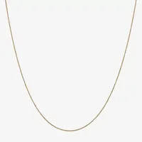 14K Gold - Inch Solid Cable Chain Necklace