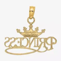 Princess Womens 14K Gold Pendant