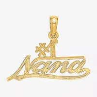 #1 Nana Womens 14K Gold Pendant