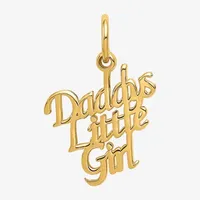 Daddy'S Little Girl Womens 14K Gold Pendant