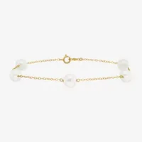 14K Gold 9 Inch Solid Cable Round Ankle Bracelet