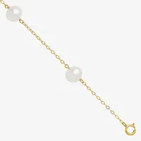 14K Gold 9 Inch Solid Cable Round Ankle Bracelet