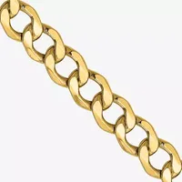 Mens Inch 14K Gold Link Necklace