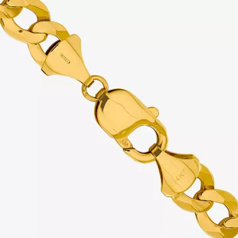 14K Gold Curb Chain Necklace