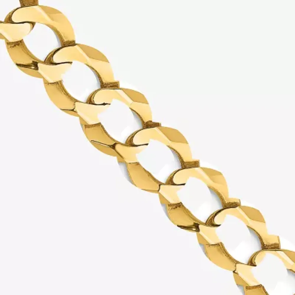 14K Gold Curb Chain Necklace