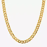 14K Gold Curb Chain Necklace