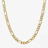 Mens 24 Inch 14K Gold Link Necklace