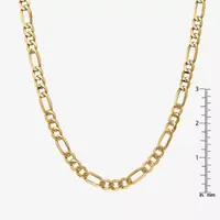 Mens 24 Inch 14K Gold Link Necklace