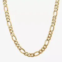 Mens Inch 14K Gold Link Necklace