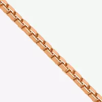 14K Rose Gold 16 Inch Solid Box Chain Necklace