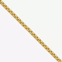 10K Gold Solid Box Chain Necklace