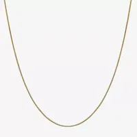 10K Gold Solid Box Chain Necklace