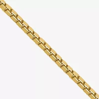 10K Gold Solid Box Chain Necklace