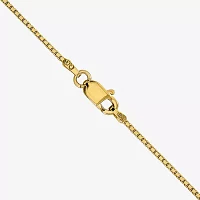 14K Gold Inch Solid Box Chain Necklace