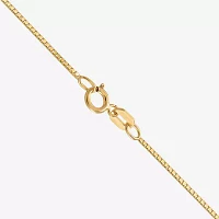 14K Gold 14-30" Solid Box Chain Necklace