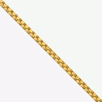 14K Gold 14-30" Solid Box Chain Necklace