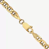 10K Gold Semisolid Mariner Chain Necklace