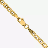 10K Gold Semisolid Mariner Chain Necklace