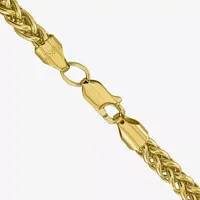 14K Gold Semisolid Wheat Chain Necklace