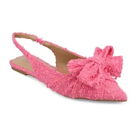 Journee Collection Womens Sabbrina Pointed Closed Toe Ballet Flats