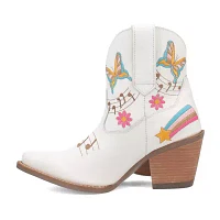 Dingo Womens Melody Stacked Heel Cowboy Boots