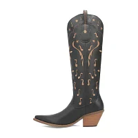 Dingo Womens Rhymin Stacked Heel Cowboy Boots