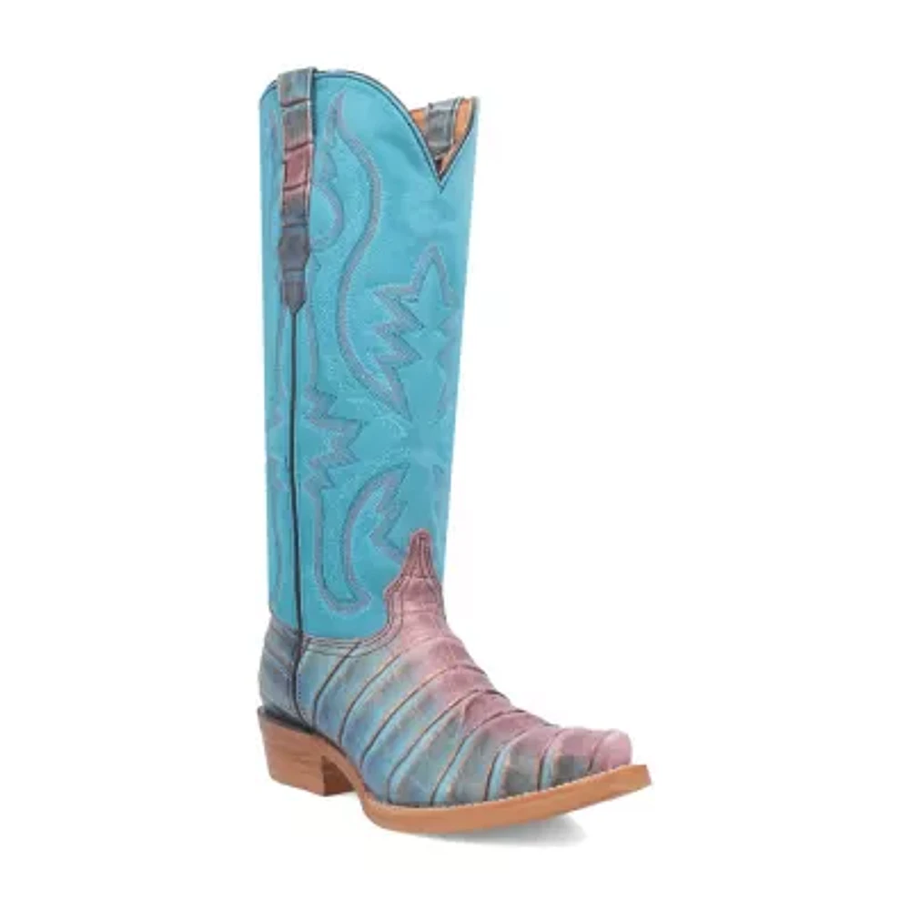 Dingo Womens Caterina Flat Heel Cowboy Boots