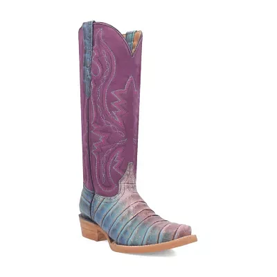 Dingo Womens Caterina Stacked Heel Cowboy Boots