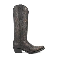 Dingo Womens Bellona Block Heel Cowboy Boots