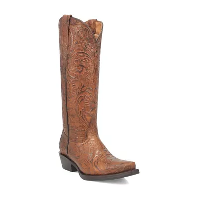 Dingo Womens Bellona Block Heel Cowboy Boots