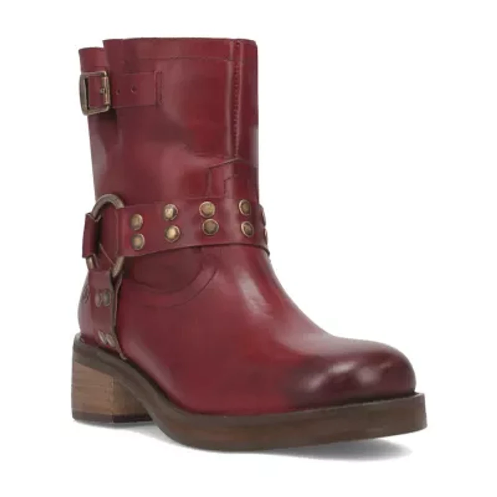 Dingo Womens Anarchy Block Heel Cowboy Boots