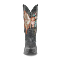 Dingo Womens Duchess Stacked Heel Cowboy Boots