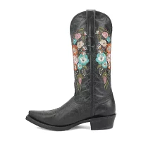 Dingo Womens Duchess Stacked Heel Cowboy Boots