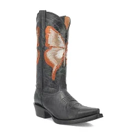 Dingo Womens Duchess Stacked Heel Cowboy Boots