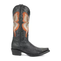 Dingo Womens Duchess Stacked Heel Cowboy Boots