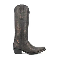 Dingo Womens Athena Block Heel Cowboy Boots