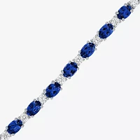 Gemstone Sterling Silver Bolo Bracelet