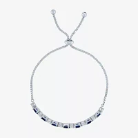 Gemstone Sterling Silver Bolo Bracelet