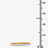 I Said Yes (H-I / I1) 1/4 CT. T.W. Lab Grown White Diamond Sterling Silver or 14K Gold Over Wedding Band