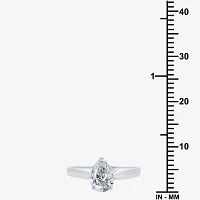 1 CT. Lab-Grown (G / SI2) Diamond Pear Solitaire Engagement Ring 10K Gold