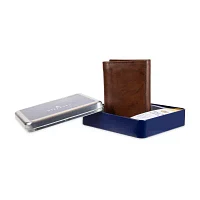 Stafford Mens Personalized RFID Blocking Trifold Wallet