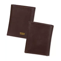 Levi's Extra Capacity Trifold Mens Personalized Trifold Wallet