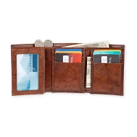 Dockers Rfid Extra Capacity Trifold With Zipper Mens Personalized Trifold Wallet