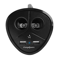 Chargeworx 12V Dual Usb Cup Holder Mount