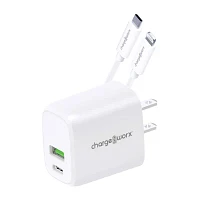 Chargeworx Combo Dual Port Wall Charger