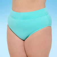 Decree Womens Textured High Waist Bikini Swimsuit Bottom Juniors Plus