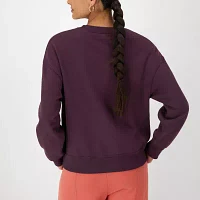 Champion Powerblend Womens Crew Neck Long Sleeve Sweatshirt