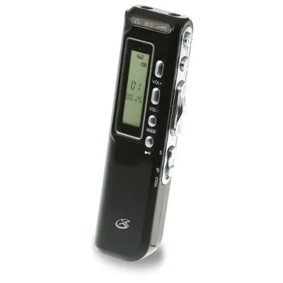 GPX PR047B 4GB Digital Voice Recorder